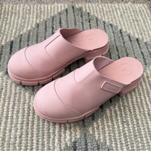 GANNI Pink Mule Clogs